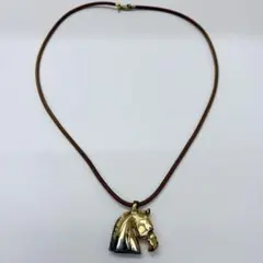 HERMES シュバル ホース ヘッド ペンダント トップ ゴールド - メルカリ