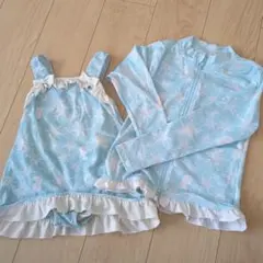 アナ雪　水着・ラッシュガードセット