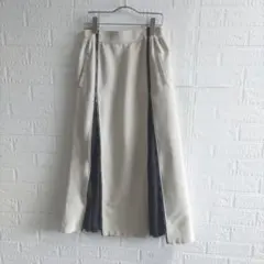RISLEY　リズレー　 2way　ジップ　 ロングスカート　タイト　フレアのサムネイル