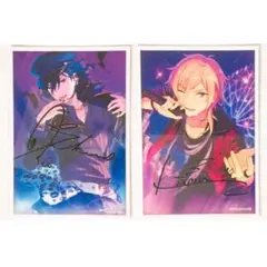 新品★あんスタ★UNDEAD【朔間零＆羽風薫】ビッグサインステッカー★2点セット