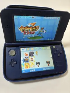 Newニンテンドー3DS LL メタリックブルー 本体　円堂守伝説付き