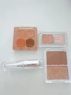 【コスメまとめ売り】アイシャドウ3つリップ1つ