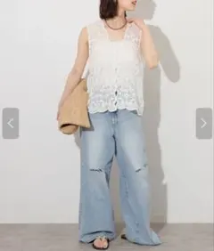 今季新品未使用★ジャーナルスタンダードレリュームレースベスト