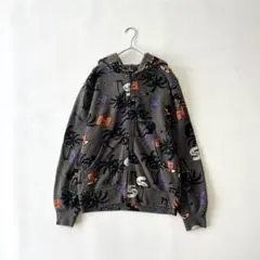 ヒステリックグラマー グラフィック パーカー 総柄