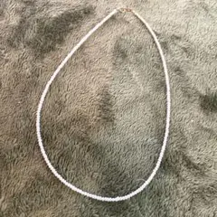 極小 淡水パール ネックレスベビーパール チェーンチョーカーK18