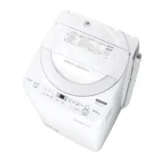 SHARP シャープ 全自動縦型洗濯機 6Kg ES-GE6B-W 2018年製のサムネイル