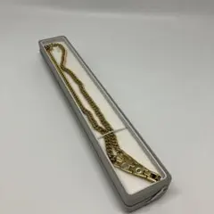 ゴールドカラー ネックレス 喜平 ケース付き アクセサリー