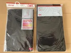 ユニクロ ヒートテックタイツ M/Lサイズ　L/XLサイズ　黒タイツ2点セット