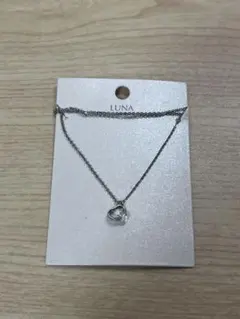 LUNA ハート型ペンダント ネックレス