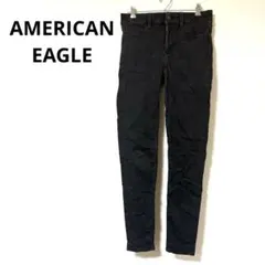 美品✨AMERICAN EAGLE【M】 ブラックデニム　スキニー　伸縮性○