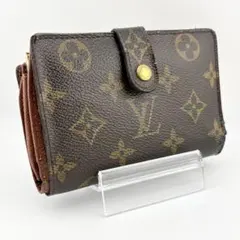 ルイヴィトン モノグラム ポルトモネビエ ヴィエノワ がま口 二つ折り財布