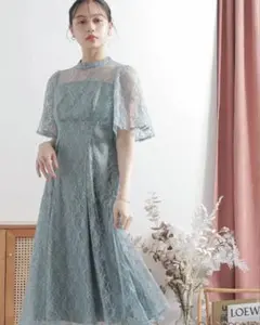 atol✨アトロ【BELINDA DE CAPRIS】半袖ワンピース大きいサイズ