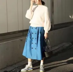 【値下げ不可‼️】JEANASIS ジーナシス トレンチスカートのサムネイル