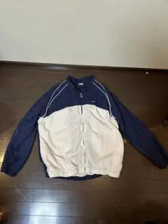 Nike 銀タグ 90sナイロンジャケット ネイビー/ホワイト