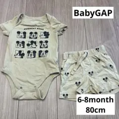 BabyGAP　Disney ミッキーマウス　ロンパースセット 6-12ヶ月