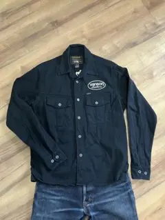 Vanson ブラック 長袖シャツ M