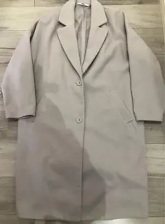 【送料込み】チェスターコートグレー