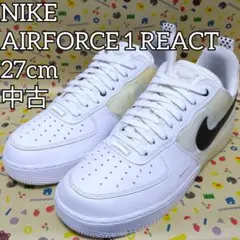 AIRFORCE1 REACT 27cm ナイキ AIRFORCE エアフォース