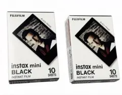 FUJIFILM instax mini BLACK 10枚×2パック