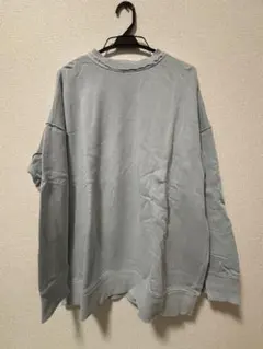 JEANASIS ライトブルークルーネックトレーナー