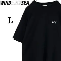 【m様専用】ウィンダンシー✨️刺繍ロゴ　ワンポイントロゴ　半袖　Tシャツ　黒　Ｌ