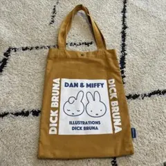 Dick Bruna ミッフィー MIFFYキャンバストートバッグ マスタードのサムネイル