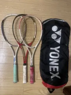 昭和レトロ】 YONEX ヨネックス 木製 バドミントンラケット 2本セット
