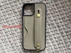 HANATORA iPhoneケース ストラップ付き グレージュiPhone15のサムネイル