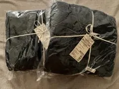 【新品未使用】無印良品 敷布団カバー パイル素材 ネイビー シングル