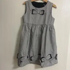 BeBe ストライプ ノースリーブワンピース 120