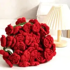 ブランケット 赤バラ花束風 クリスマス　誕生日 プレゼント　贈り物 薔薇　ギフトのサムネイル