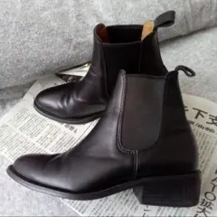 MOUSSY マウジー　サイドゴア　ショートブーツ　牛革　Mサイズ