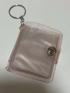 シールバインダー シール帳 ミニサイズ キーホルダー付き ピンク