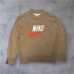 ナイキ NIKE メンズ Lサイズ フレンチテリー 厚手トレーナー ブラウンのサムネイル