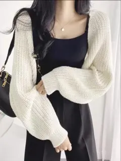 SHEIN dazy カーディガン 白 ベージュ S 新品未使用