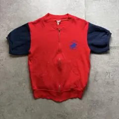 古着　70s 80s sportswear polo 半袖　スウェットのサムネイル