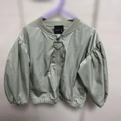 オリーブグリーン パフスリーブジャケット