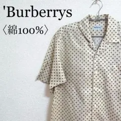 バーバリーズ Burberrys 半袖シャツ 総柄 綿100% Mサイズのサムネイル