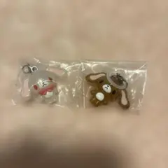 シュガーバニーズ　めじるしアクセサリー　しろうさ　くろうさ