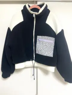 ニコアンド レオパード ボア ブルゾン アウター - メルカリ