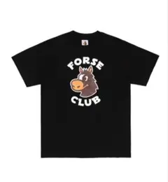 FORSE CLUB メインロゴ Tシャツ ブラック