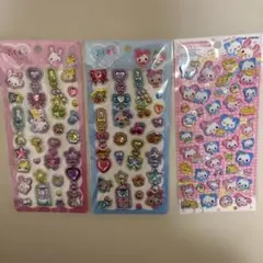 ぷくキラシール　キャンディグリッターステッカー