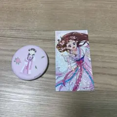 薬屋のひとりごと 里樹妃 缶バッジ チケット風カード