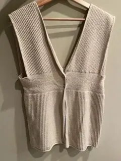lowrysfarm ニット 2wayベスト FREEサイズ