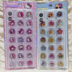 【正規品】日焼けキティ ギャルキティ レオパード おはじきシール 2セット