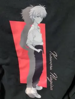 エヴァンゲリオン　渚カヲル　黒パーカー　M～Lサイズ　アベイルコラボ