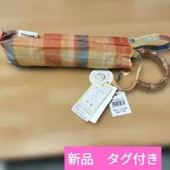 because 晴雨兼用 折りたたみ傘 チェック柄 新品　タグ付きのサムネイル