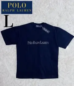 POLO BY RALPH LAUREN Tシャツ　刺繍　ネイビー　L 新品