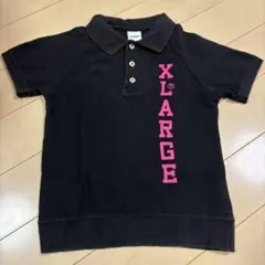 XLARGE キッズ ポロシャツ 6T 黒 ゴリラロゴ