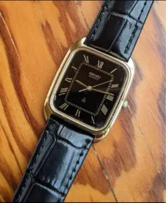 Vintage SEIKO tankシャリオ ブラック セイコー タンク 時計 - メルカリ